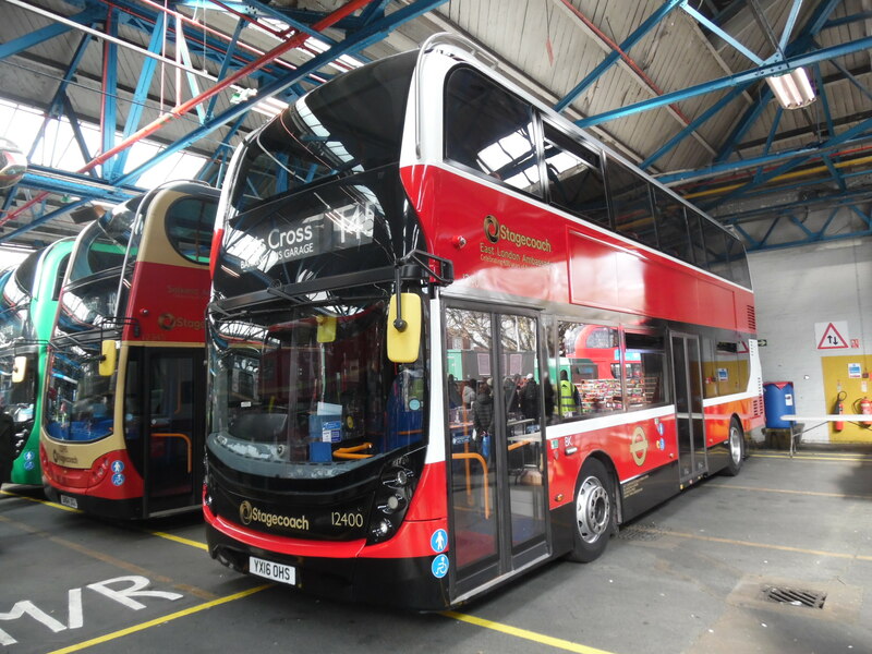 Stagecoach Bus 12400 inside Barking Bus... © David Hillas cc-by-sa/2.0 ...