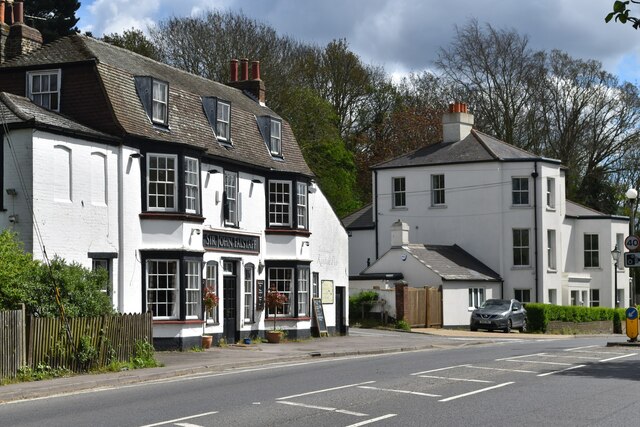 White buildings on Gravesend Road © David Martin :: Geograph Britain ...