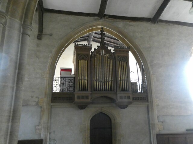 Barrel organ (19th century), St. Peter... © David Smith cc-by-sa/2.0 ...