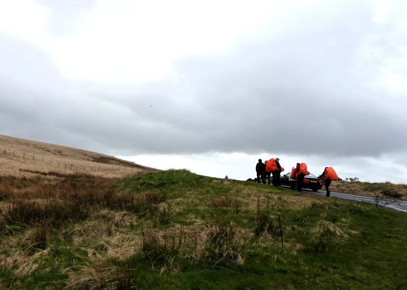 Hikers on Rivington Road © philandju cc-by-sa/2.0 :: Geograph Britain ...