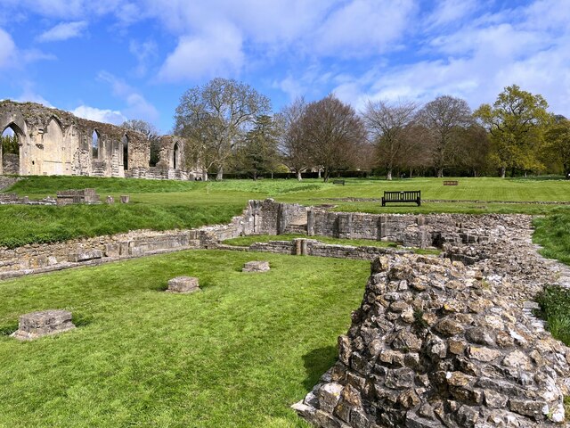 Undercroft of the Refectory © Adrian Taylor :: Geograph Britain and Ireland