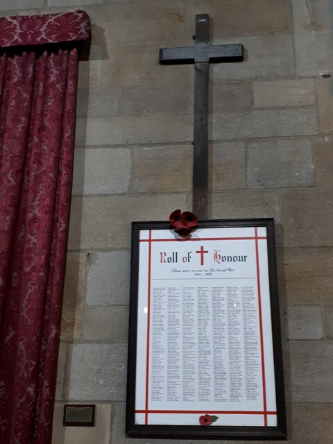 Headingley St Michael: roll of honour © Stephen Craven cc-by-sa/2.0 ...