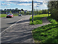 Footpaths and the A89 near Swinton Roundabout