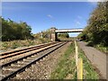 Footbridge over the Bishop Auckland - Darlington Railway