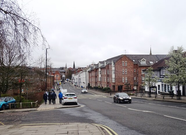 Looking down New Elvet street © Robert Graham :: Geograph Britain and ...