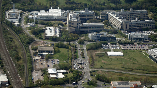 GSK Stevenage from the air © Thomas Nugent cc-by-sa/2.0 :: Geograph ...