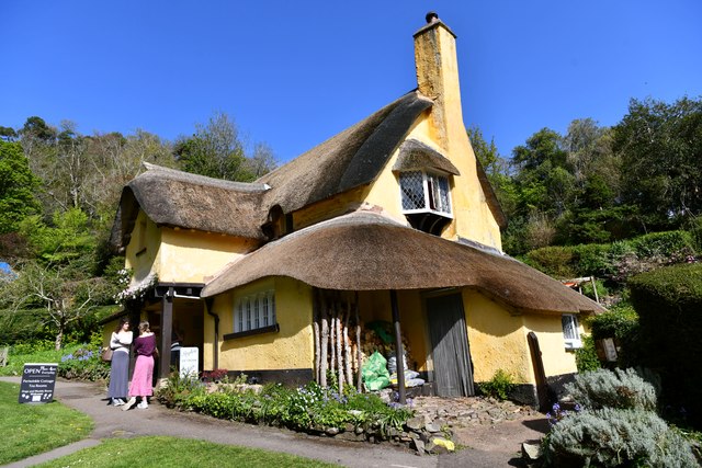 Selworthy: The Periwinkle Cottage Tea... © Michael Garlick :: Geograph ...