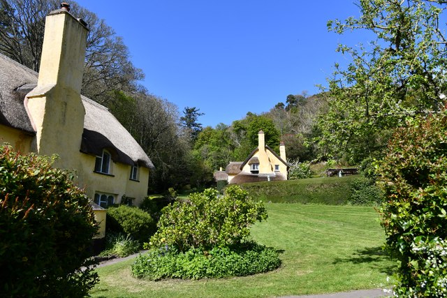 Selworthy: Bow Cottage and Periwinkle... © Michael Garlick :: Geograph ...