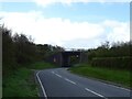 A55 North Wales Expressway bridge over minor road