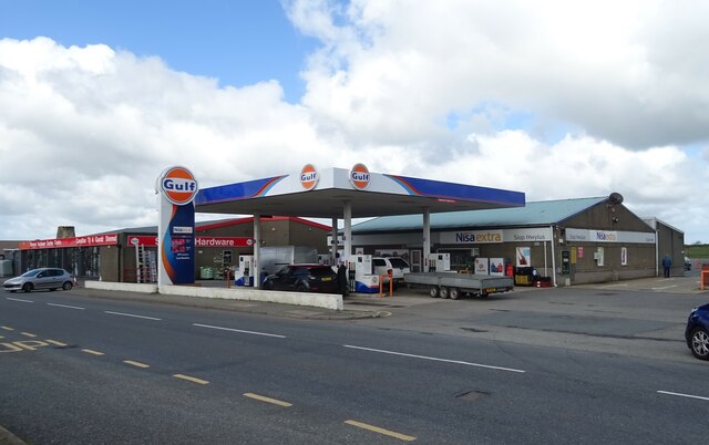 Service station on the A5, Gaerwen
