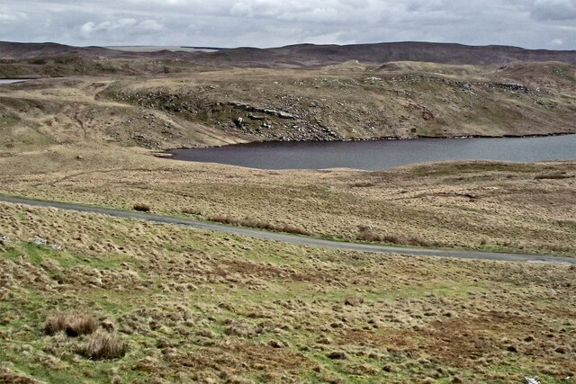 Elenydd moorland and Llyn Teifi in... © Roger D Kidd :: Geograph ...