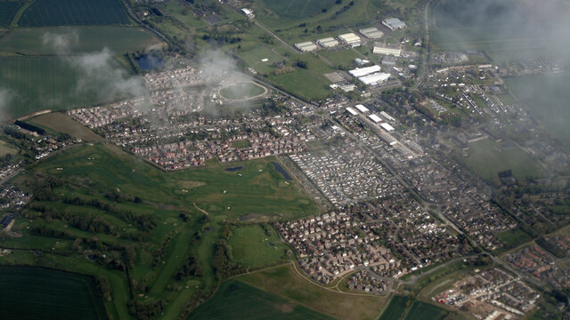 Henlow from the air © Thomas Nugent cc-by-sa/2.0 :: Geograph Britain ...