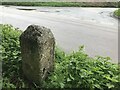 Old Milestone by the A394, west of Little Trewince