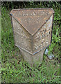 Old Milestone, B4349, near Bowley Farm, Clehonger