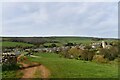 Abbotsbury: Most of Abbotsbury from Chapel Hill