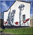 Abertillery War Memorial Mural detail