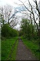 Path beside Cherry Burton golf course