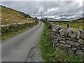 Looking south on the minor road near Bryn-tirion