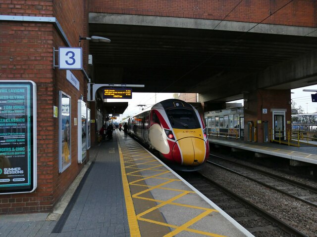 Azuma unit at Stevenage station © Stephen Craven :: Geograph Britain ...