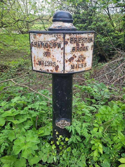 Mile Marker, Trent and Mersey Canal