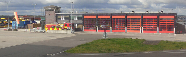 Luton Airport Fire Station © Thomas Nugent :: Geograph Britain And Ireland