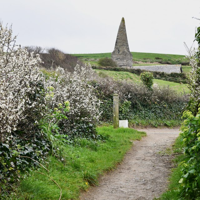 Trebetherick, St. Enodoc's Church © Michael Garlick :: Geograph Britain ...