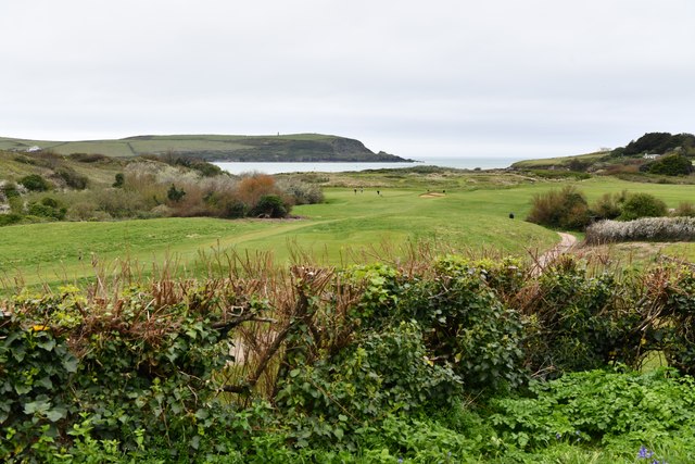 Trebetherick: The golf course © Michael Garlick cc-by-sa/2.0 ...