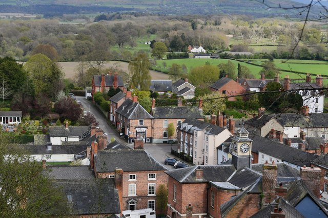 Montgomery: The Town Centre Seen From © Michael Garlick :: Geograph 