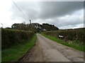 Minor road towards Henfryn