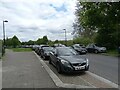 Weekend visitors to Upton Country Park overflow the carpark