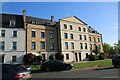 Modern complex of buildings opposite Upton Country Park, Northampton