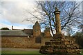 Village Cross and Old Rectoy, Great Brington