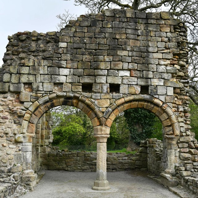 Basingwerk Abbey: The chapter house © Michael Garlick cc-by-sa/2.0 ...