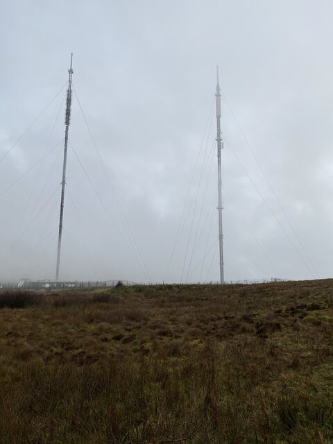 Masts Divis/Black Mountain © thejackrustles :: Geograph Britain and Ireland