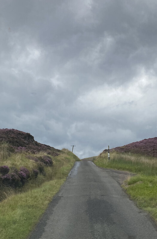 Minor road to Mull of Kintyre Lighthouse © thejackrustles cc-by-sa/2.0 ...