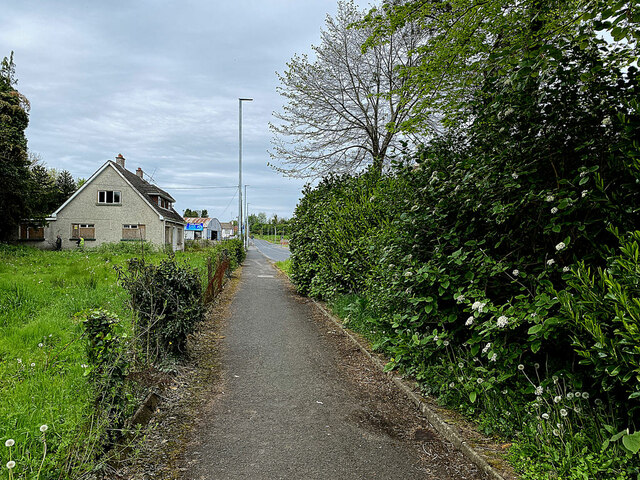 Path along Tamlaght Road, Omagh © Kenneth Allen :: Geograph Ireland