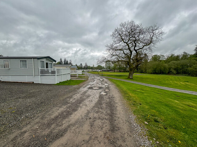 Moffat Manor caravan park © Ralph Greig :: Geograph Britain and Ireland