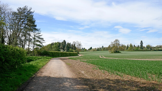 Bridleway south-east of Wrottesley Hall... © Roger D Kidd :: Geograph ...