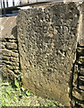 Old milestone by the A47, Glaston