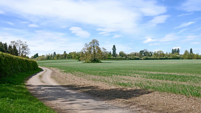 Bridleway south-east of Wrottesley Hall... © Roger D Kidd :: Geograph ...