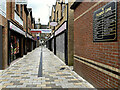 Re-furbished tiled surface along Foundry Lane, Omagh