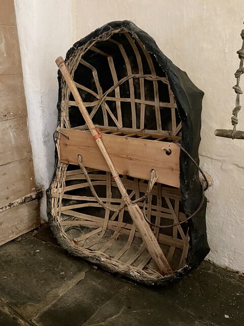 Coracle to ferry worshippers to church © Alan Hughes cc-by-sa/2.0 ...