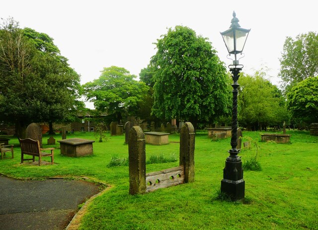 The stocks and churchyard, Upper... © Humphrey Bolton :: Geograph ...