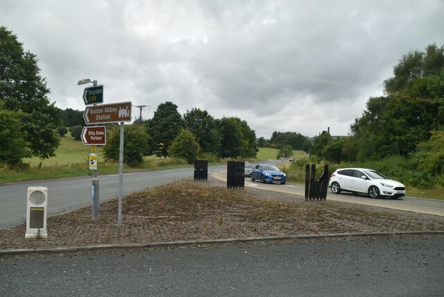 A59 at Bolton Bridge © N Chadwick cc-by-sa/2.0 :: Geograph Britain and ...