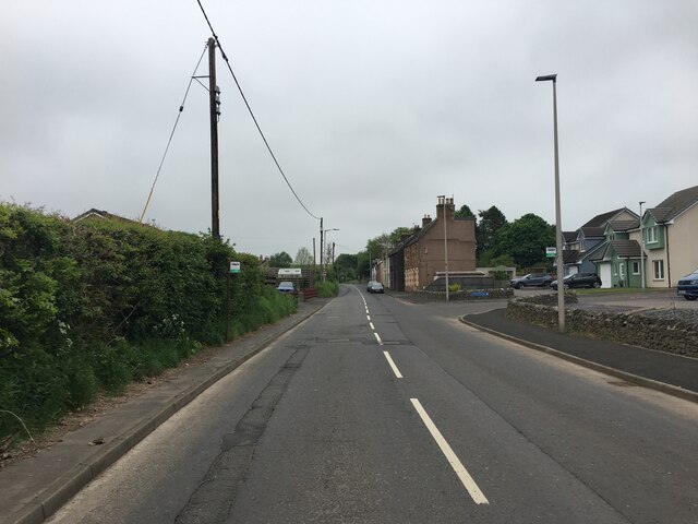 A6105 at Earlston