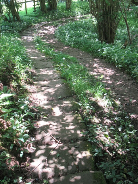 Esk Valley Walk flagstones 2 © T Eyre cc-by-sa/2.0 :: Geograph Britain ...