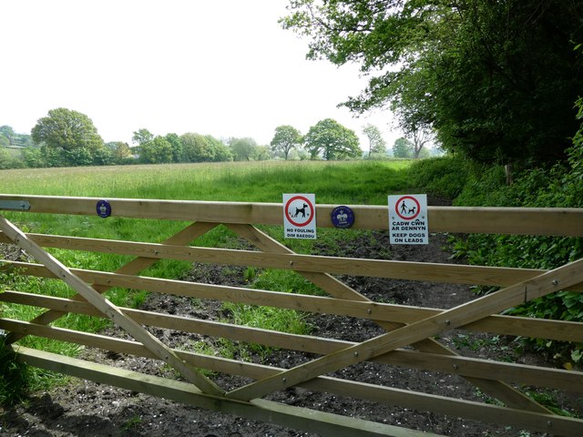 Coronation Meadow, part of Ty Brith... © Jeremy Bolwell cc-by-sa/2.0 ...