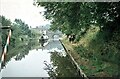 Horse-drawn narrow boat at Gnosall, Shropshire Union Canal, 1969