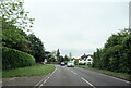 Sharp bend on the B4086 near Alveston