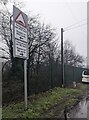 Humps warning sign, Rockingham Terrace, Briton Ferry